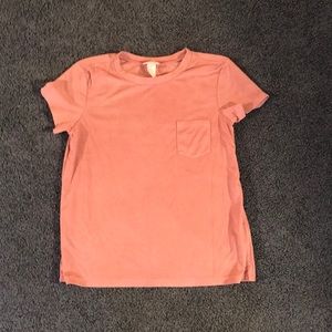 pink velvet shirt